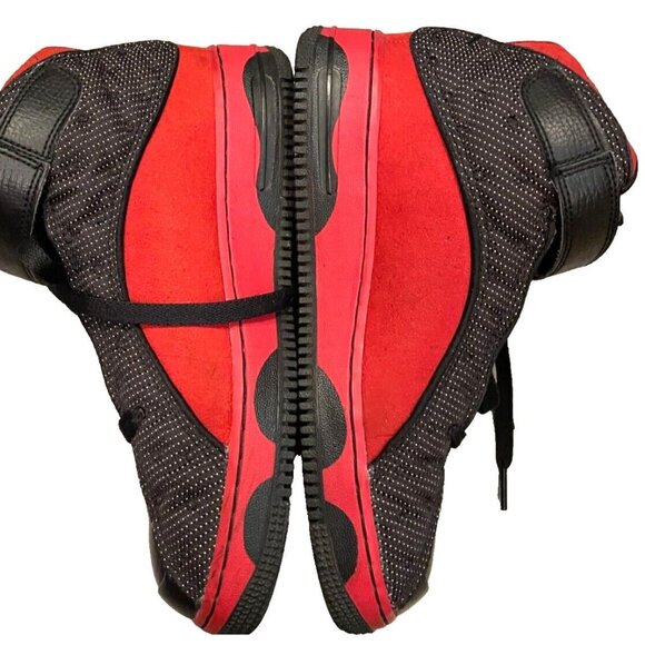 Nike Air Jordan Fusion Bred 375472-061 Black Red Size 6.5 Y Slightly used - Picture 2 of 8